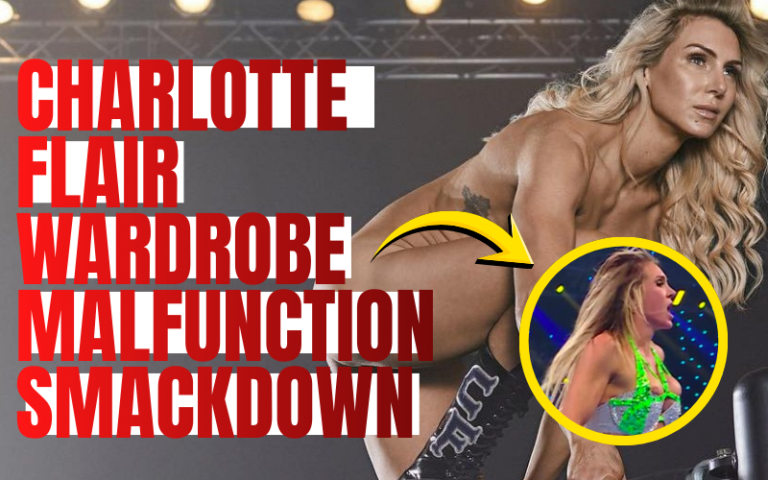 Charlotte Flair Wardrobe Malfunction Smackdown