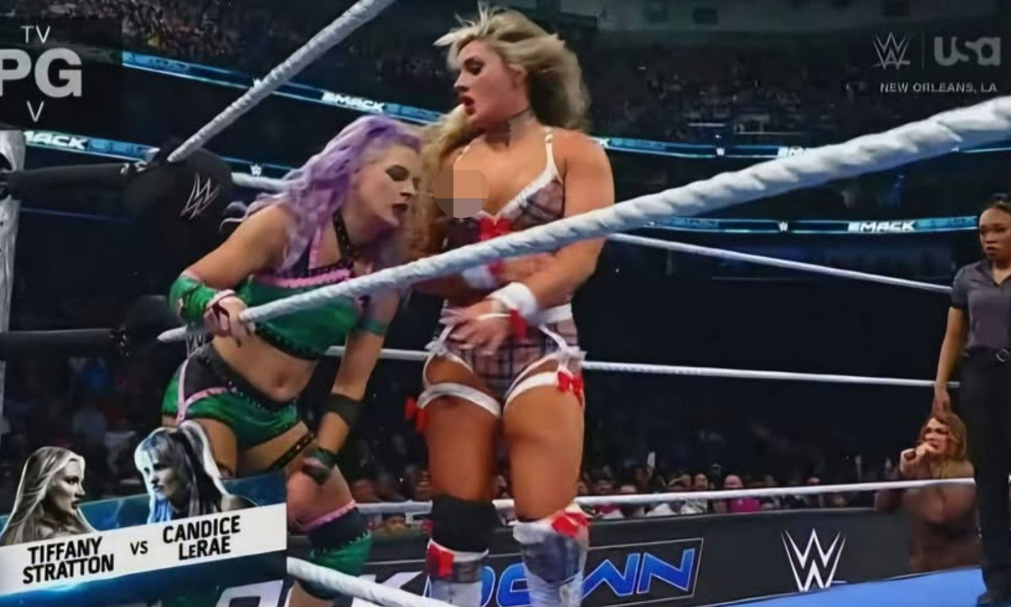 tiffany stratton wardrobe malfunction