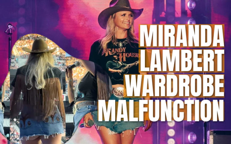 Miranda Lambert Wardrobe Malfunction