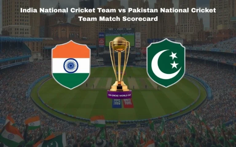 India National Cricket Team vs Pakistan National Cricket Team Match Scorecard Explained